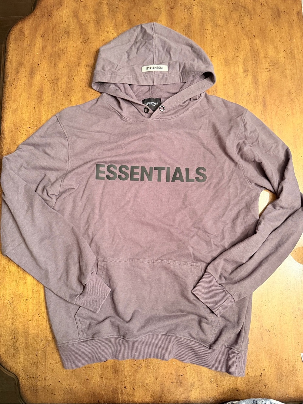 Fear of God Essentials Pullover Hoodie - Dark Grey - Size M